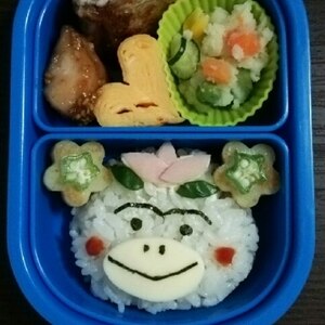 こどものお弁当★花咲けぱっかん！はなかっぱ